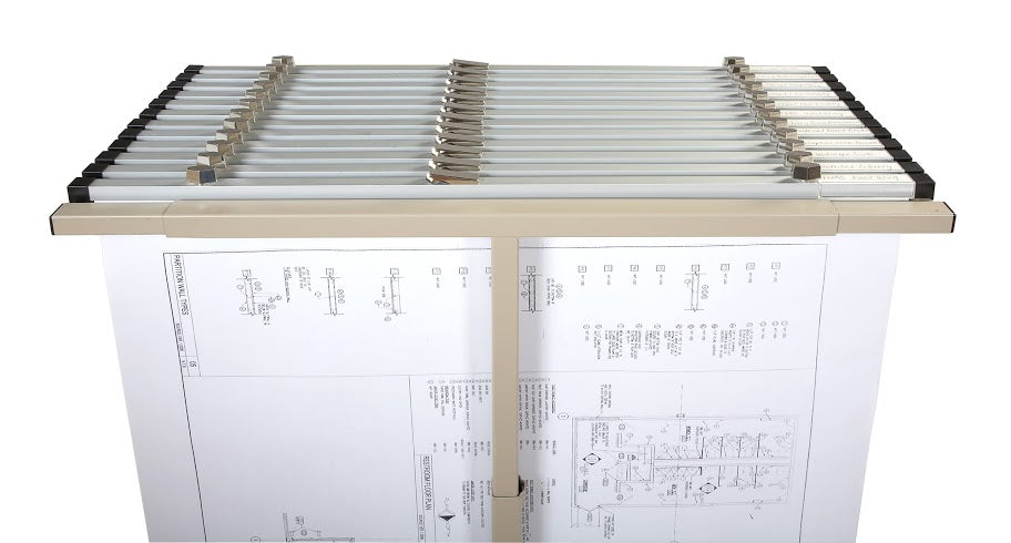 Alvin BPR05912 Mobile Rack for Blueprints BatteryClerkcom Office