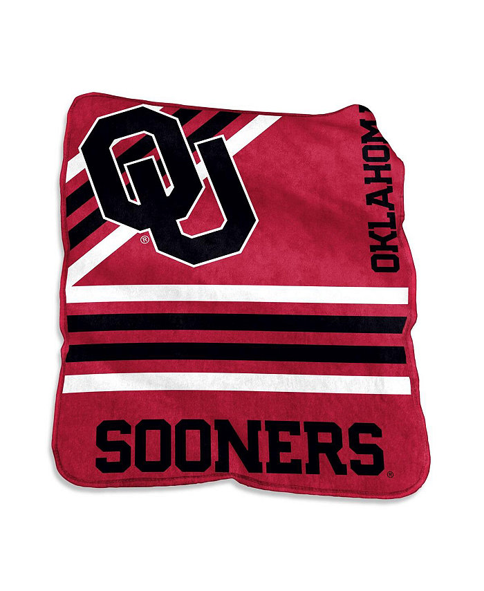 Logo Brands Oklahoma Sooners 50'' x 60'' Team Plush Raschel Throw Blanket