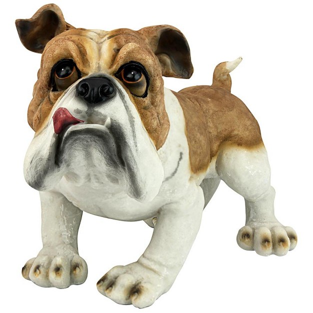 Design Toscano Winston The British Bulldog Statue Multicolored