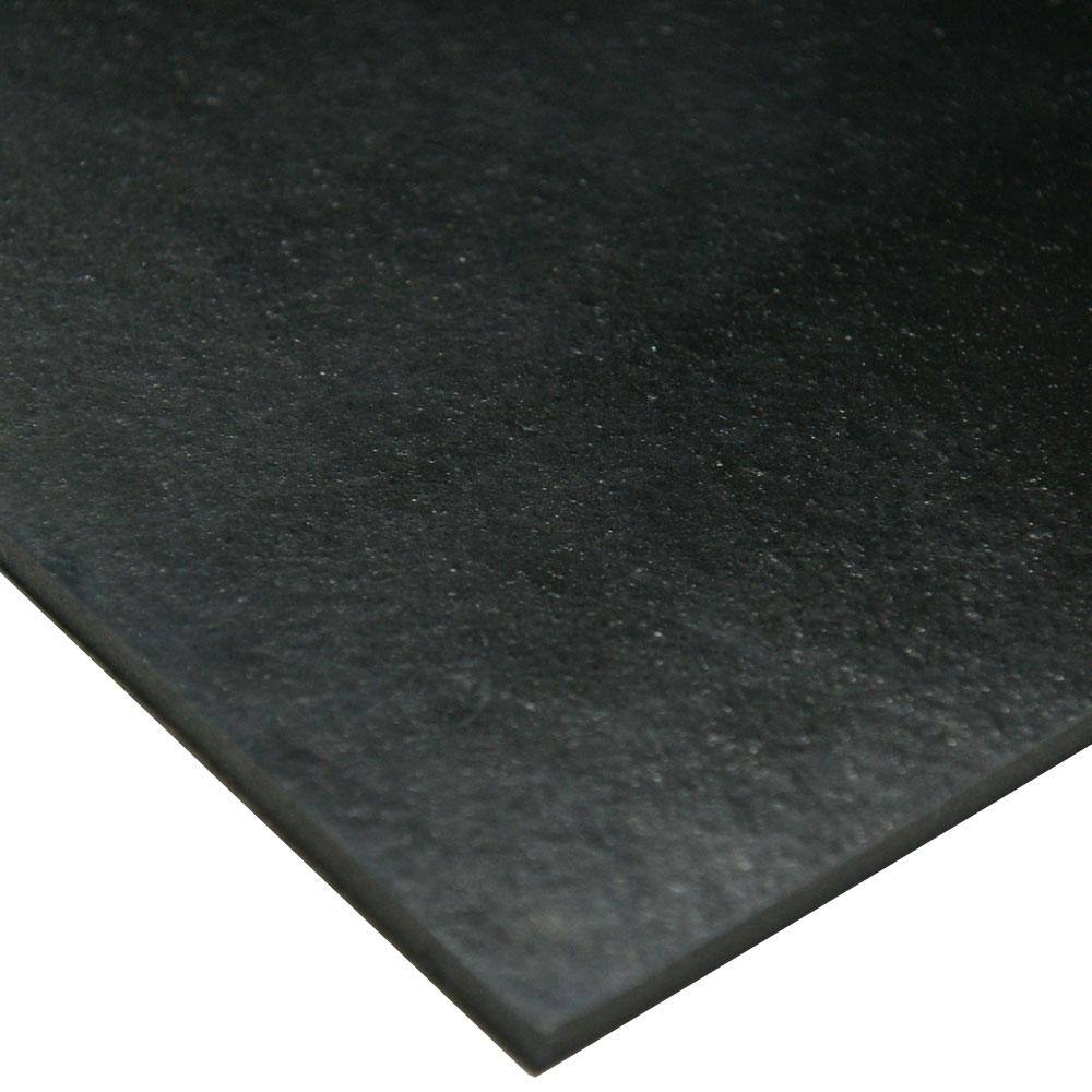 Rubber-Cal 50A Durometer Neoprene Sheet 18 in. Thick x 24 in. Width x 36 in. Length Smooth Finish Black Rubber Sheet (6 sq. ft.) 30-005-125-024-036