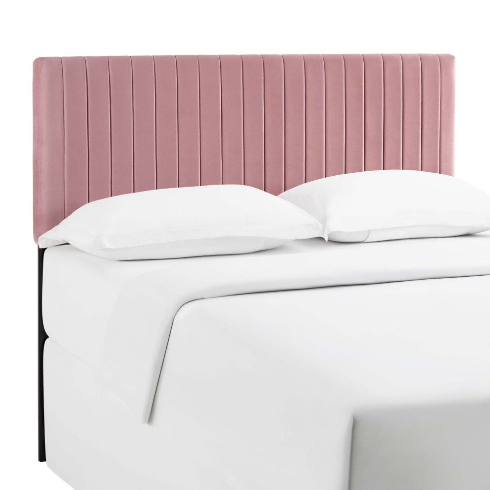 Keira Full/Queen Performance Velvet Headboard   Contemporary   Headboards   by Uber Bazaar  Houzz