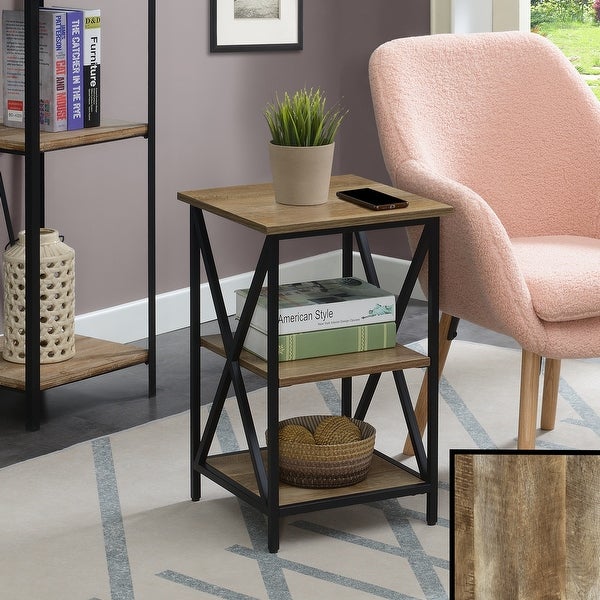 Carbon Loft Ehrlich 3 Tier End Table with Shelves