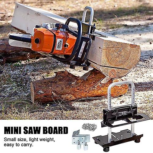 Chainsaw Mill | Metal Planking Milling Lumber - Portable Mini Sawmill Chainsaw Attachment， Wood Timb