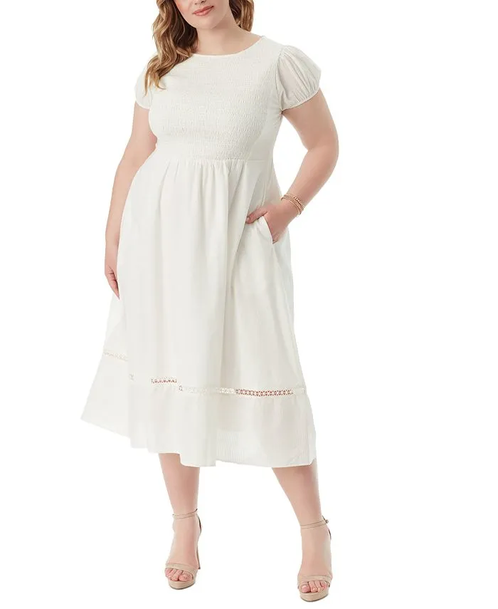 Trendy Plus Size Leighten Tie-Back Dress