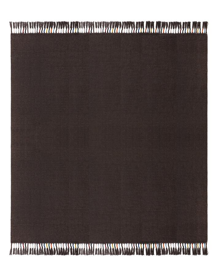 Tassle Handwoven Rug in Mocha in multiple sizes