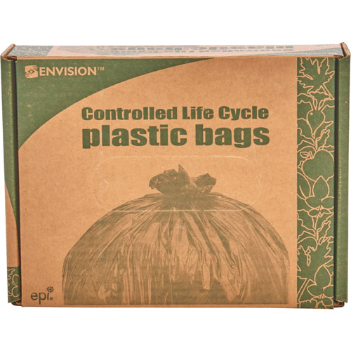 Stout Controlled Life-Cycle Plastic Trash Bags | 30 gal， 0.8 mil， 30