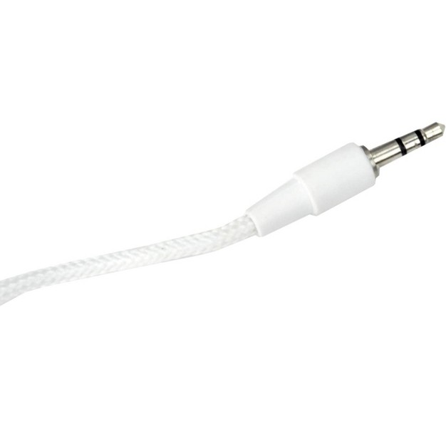 Vm Audio 3 5mm Auxiliary Sound Stereo 5 foot Tablet Smartphone Car Cable White