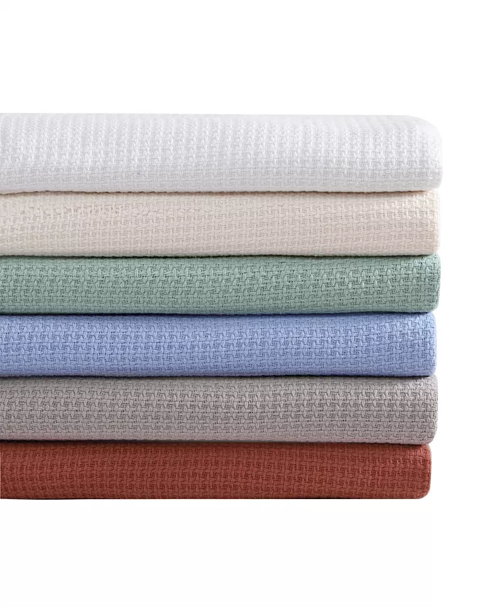 Tommy Bahama Home Bahama Coast Cotton Woven Blanket， Full Queen