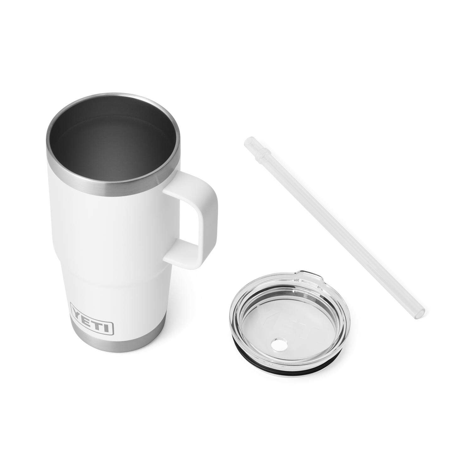 YETI Rambler 25 oz White BPA Free Straw Mug