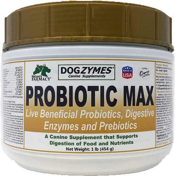 Nature's Farmacy Dogzymes Probiotic Max Dog Supplement