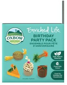 Oxbow Enriched Life Birthday Party Pack Small Pet Toy