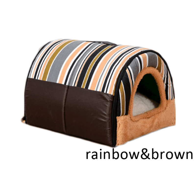 Medium Large Dog Bed Dog House With Roof Warm Soft Pet Bed Kennel For Large Dog Bed