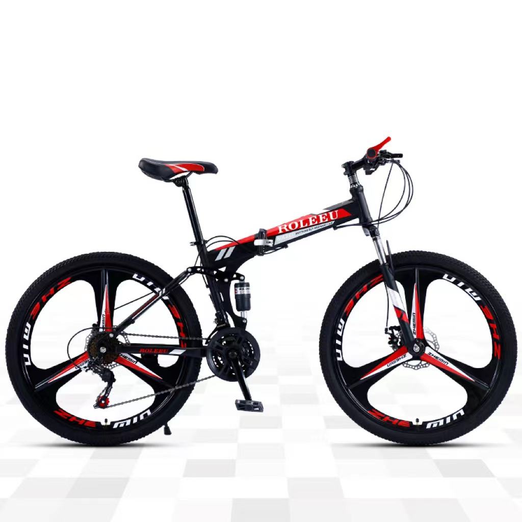 2023 Foldable cycle 26 Inch Disc Brake  Folding Mountain Bike Bicycle OEM Bicicleta Mtb Gear Cycle Mountain Bikes