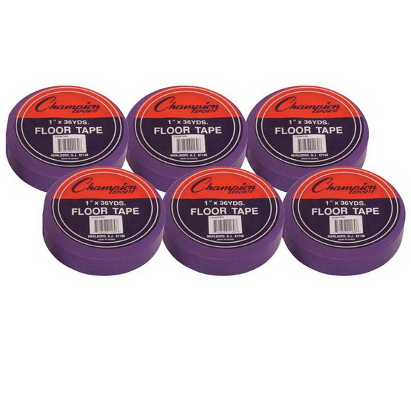 Champion Sports CHS1X36FTPR 6 Floor Tape Purple (6...