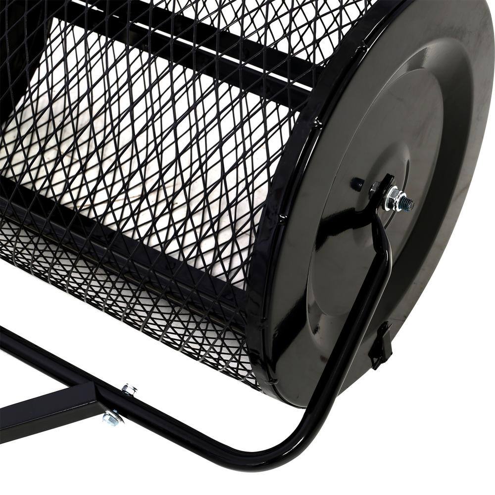 Cesicia 24 in. Peat Moss Spreader Compost Spreader Metal Mesh for planting seeding Lawn and Garden Care ktkhxywydyq40