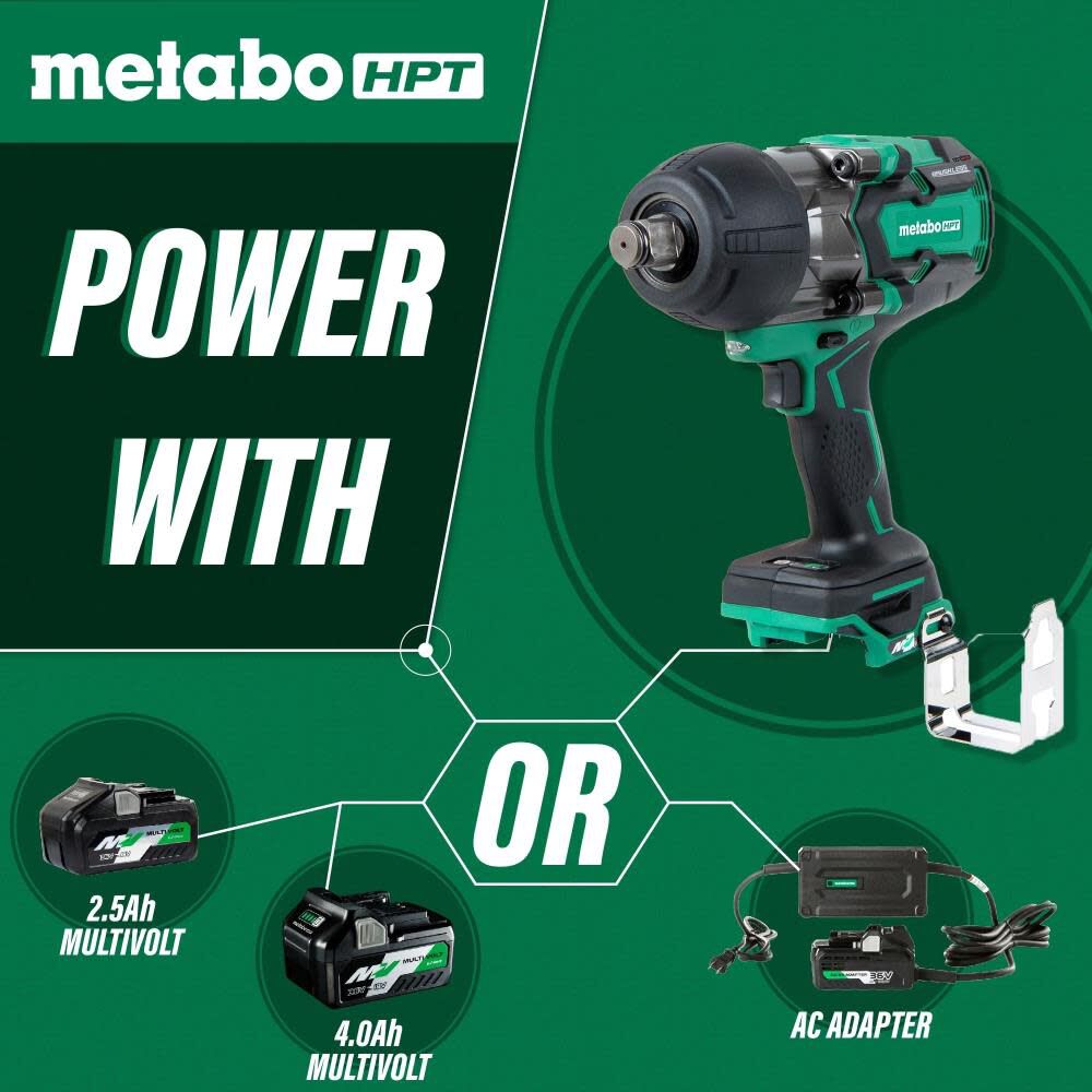 Metabo HPT Multivolt 36V Brushless 3/4In Impact Wrench (Bare Tool) WR36DAQ4M from Metabo HPT