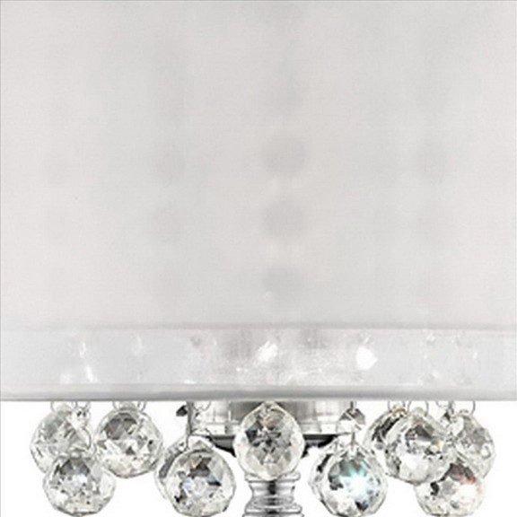 Benjara BM240939 Twisted Crystal Body Table Lamp w...