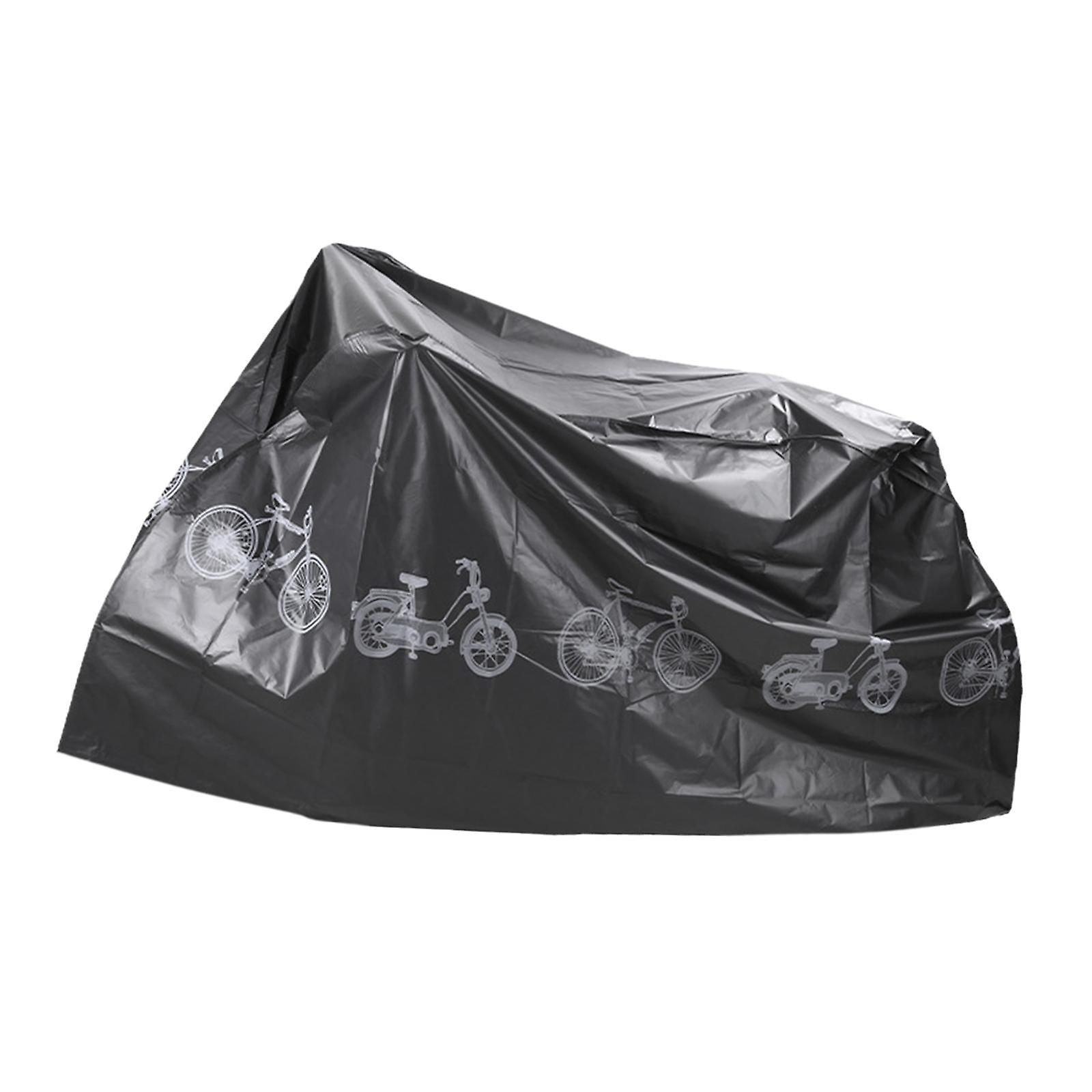 Bike Rain Cover Waterproof Motorcycle Cover For Cycling Mountain Bike Riding Thicken 350g Black