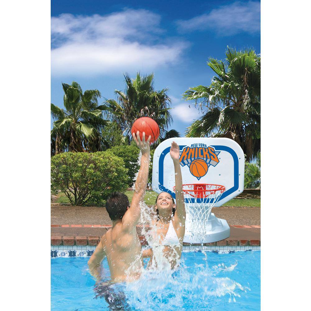 Poolmaster New York Knicks NBA Competition Swimming Pool Basketball Game 72920