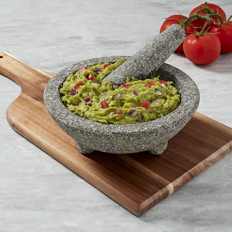 Infuse 8-in. Granite Molcajete