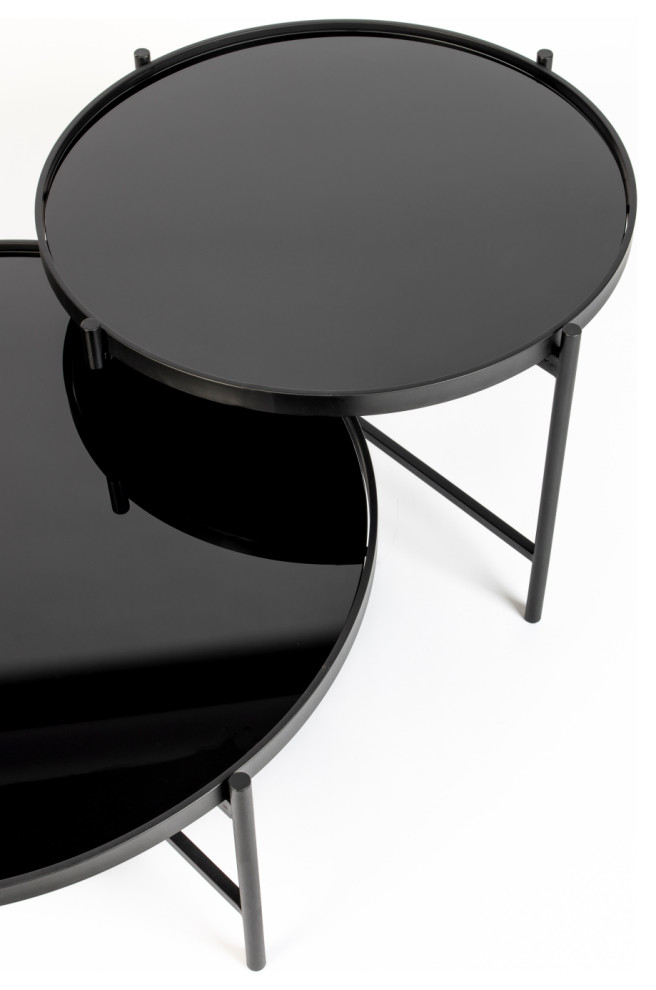 Black Contemporary Coffee Table  DF Li   Contemporary   Coffee Tables   by Oroa   Distinctive Furniture  Houzz