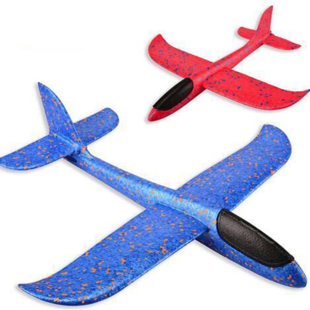 Led Form Airplane Hand Launch Throwing Glider Aircraft Inertial Foam Epp Airplane Toys Plane Model Outdoor Toys Educational