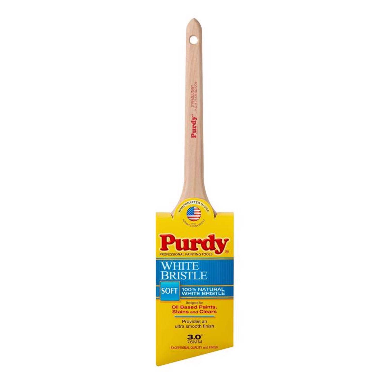 Purdy White Bristle Adjutant 3 in. Soft Angle Trim Paint Brush