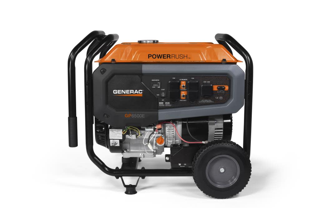 GP6500E ; 6，500 Watt Electric Start Portable Generator， 49 St/CAN ;