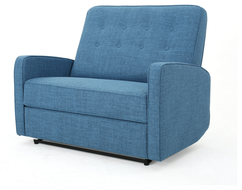 GDF Studio Callade Buttoned Fabric Reclining Loveseat   Transitional   Loveseats   by GDFStudio  Houzz