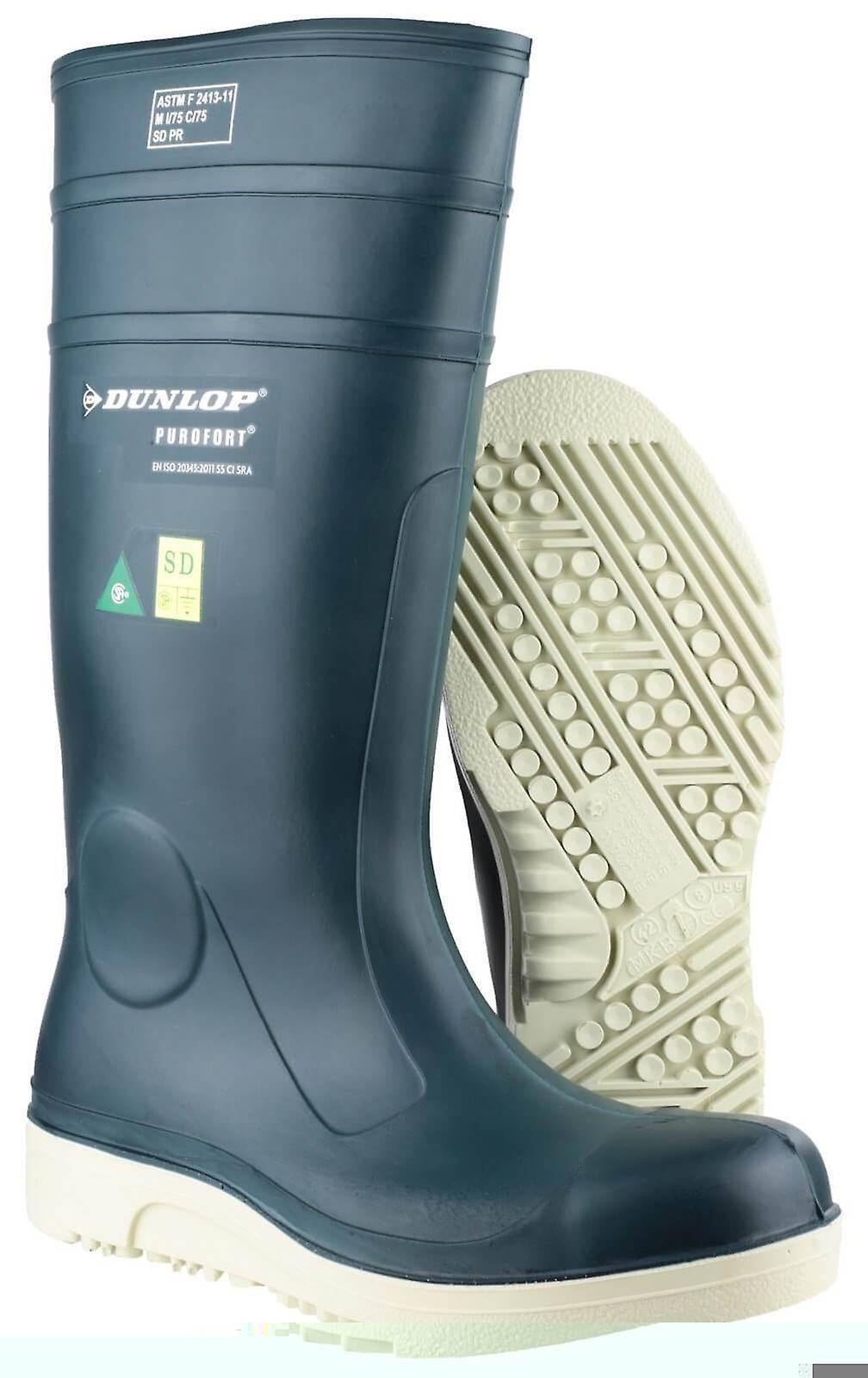 Dunlop purofort comfort grip safety wellies womens