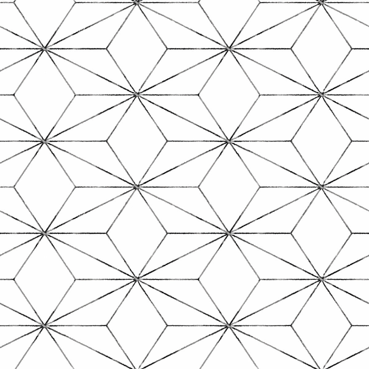 Sample Geo Blockstar Peel & Stick Wallpaper in Black and White