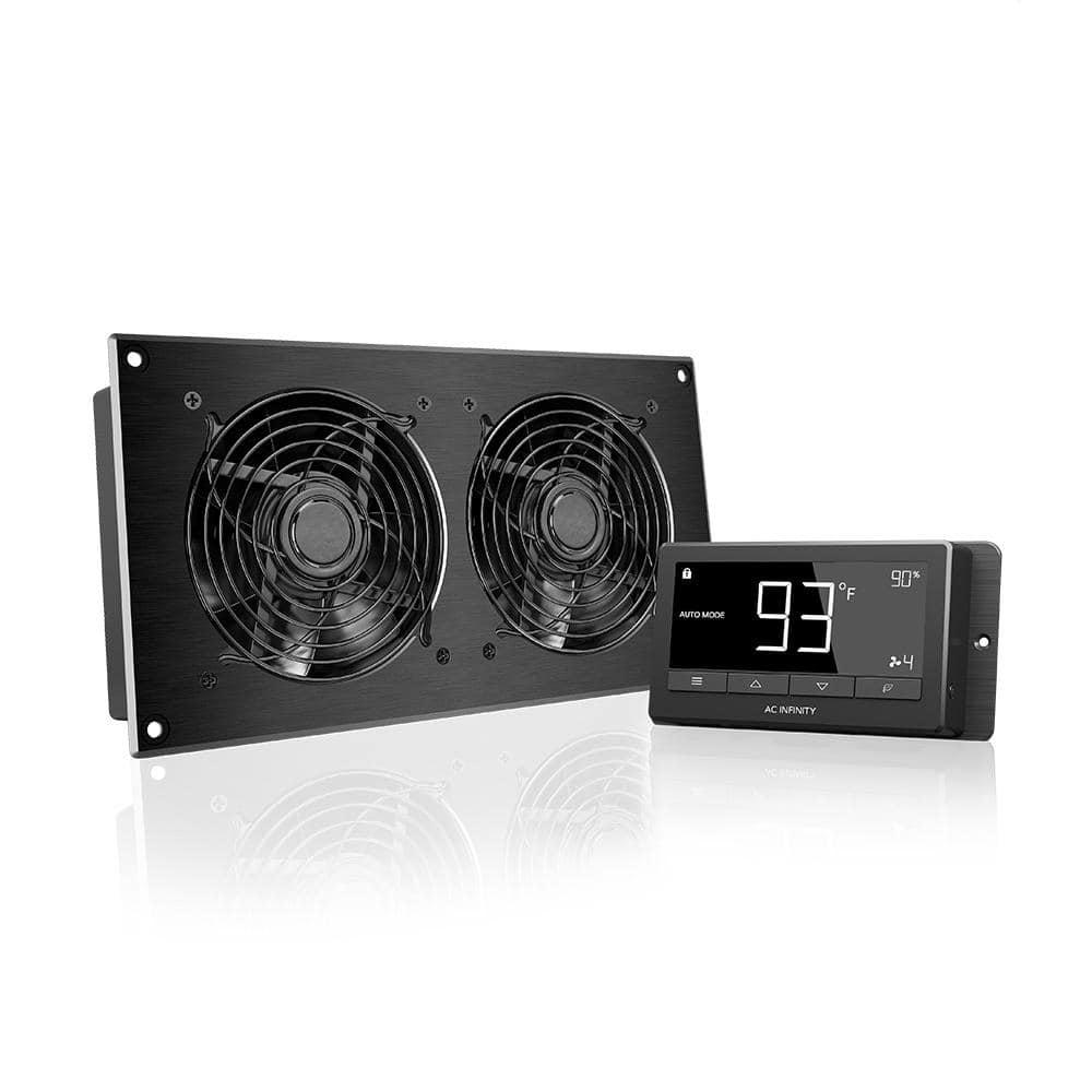 AC Infinity Airtitan T7 240 CFM Indoor Wall Mount Crawlspace Basement Ventilator Exhaust Fan Temperature and Dehumidistat Controller