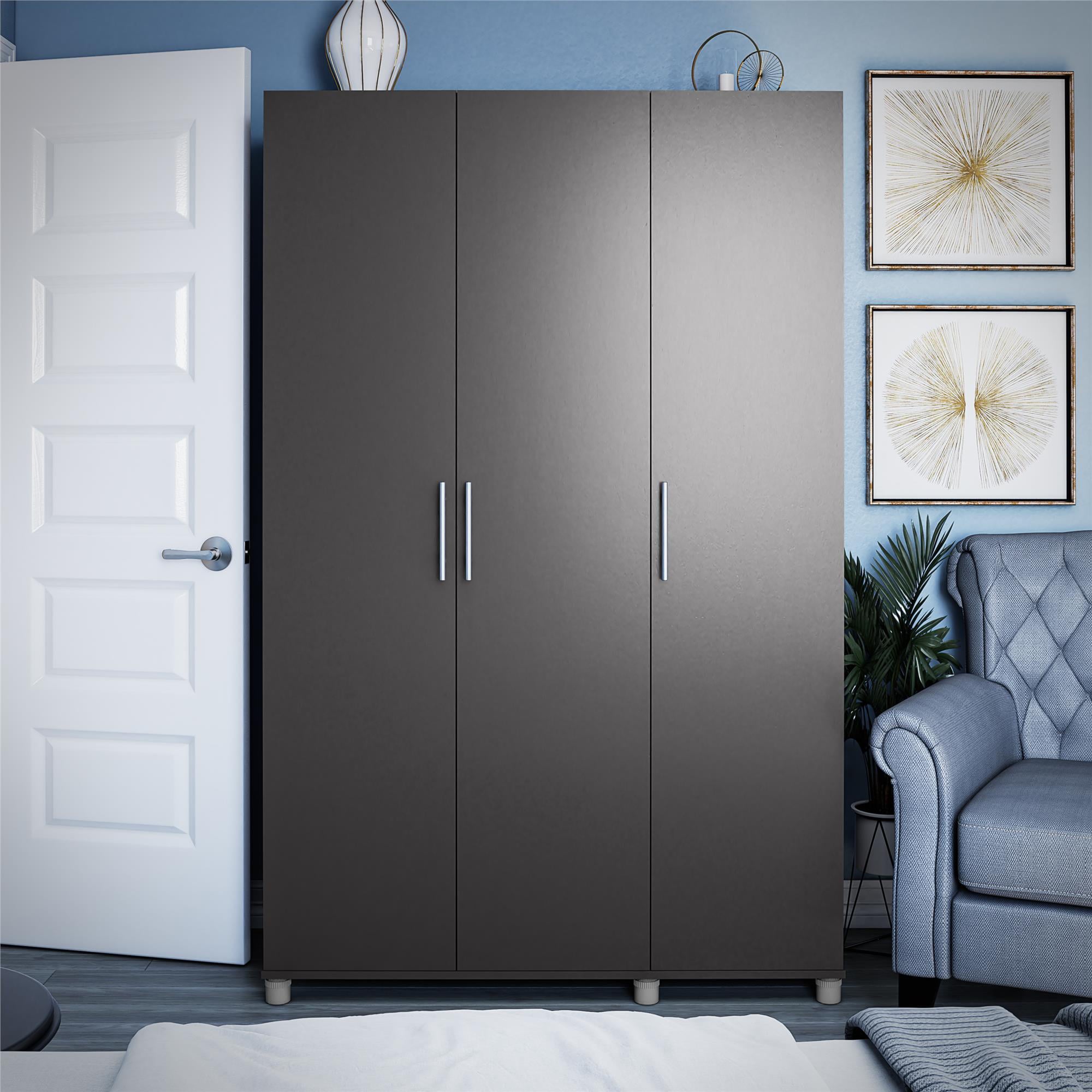 Systembuild Evolution Westford 3 Door Wardrobe, Graphite Gray