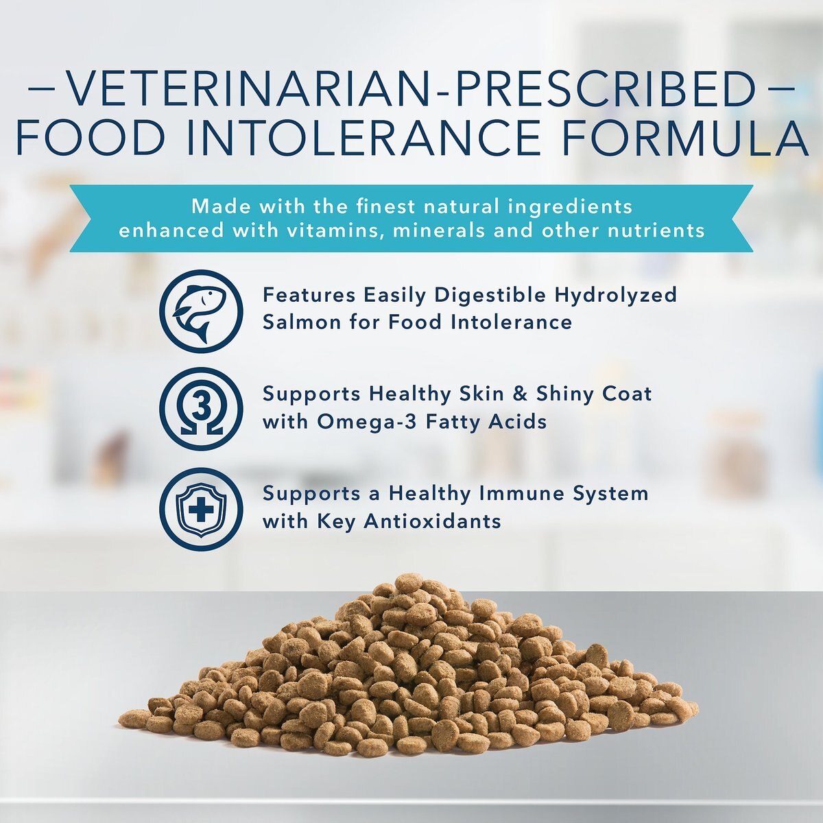 Blue Buffalo Natural Veterinary Diet HF Hydrolyzed for Food Intolerance Grain-Free Dry Cat Food