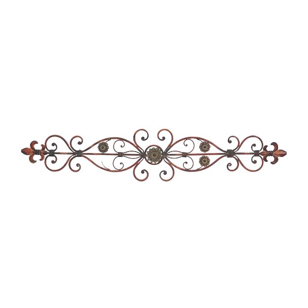 Rustic Metal Ornamental Wall Decor Brown Olivia amp May