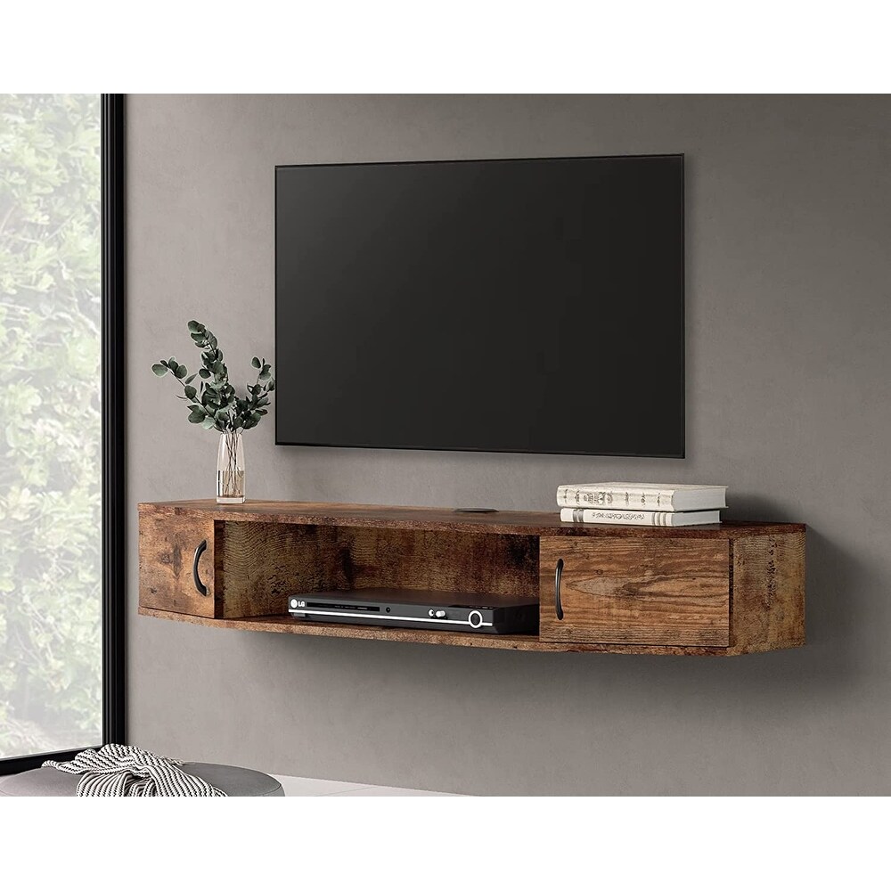 Floating Entertainment Center Modern Hanging TV Stand