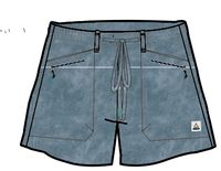 Basswood Organic Cotton Short - Faded Denim