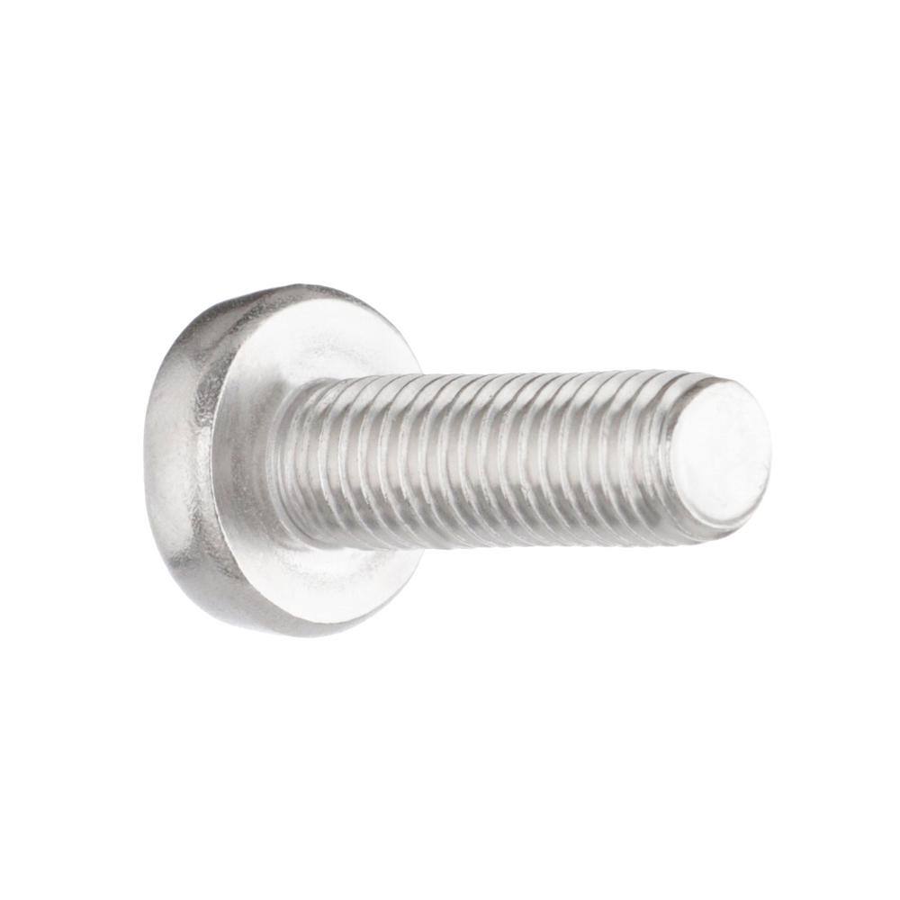 Everbilt M8-1.25 x 25 mm Phillips Pan Head Stainless Steel Machine Screw 843358