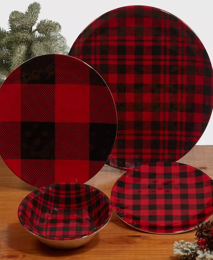 Certified International Buffalo Plaid 11 Set of 6 All Purpose Bowl