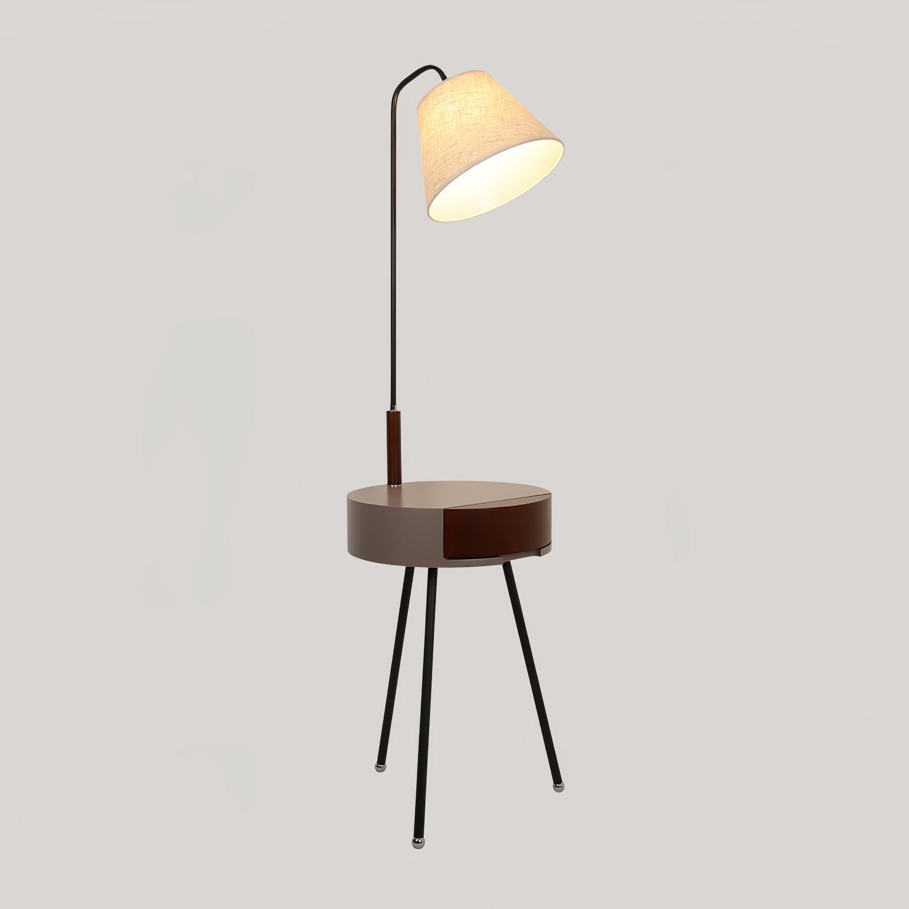 Tripod Fabric Floor Lamp