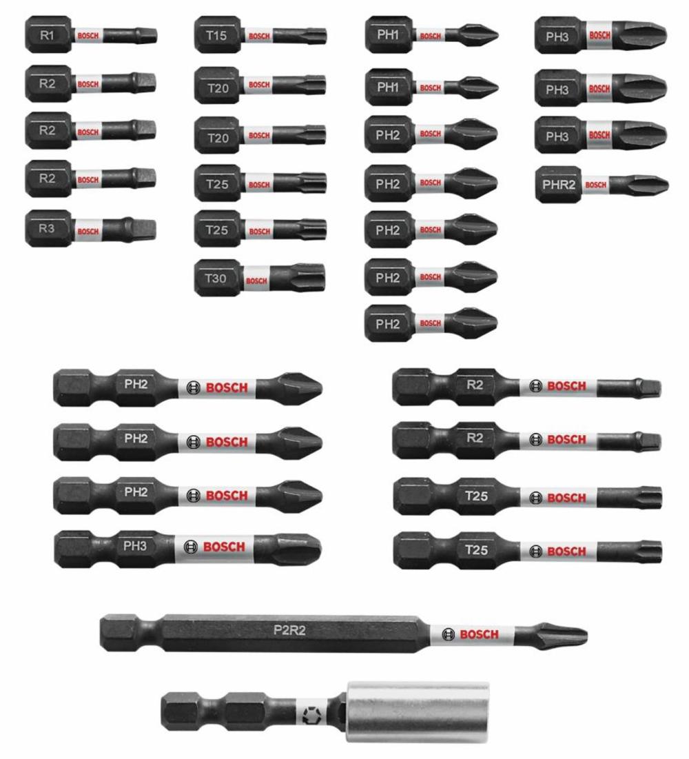 Bosch 32 pc. Impact Tough Screwdriving Bit Set SBID32 from Bosch