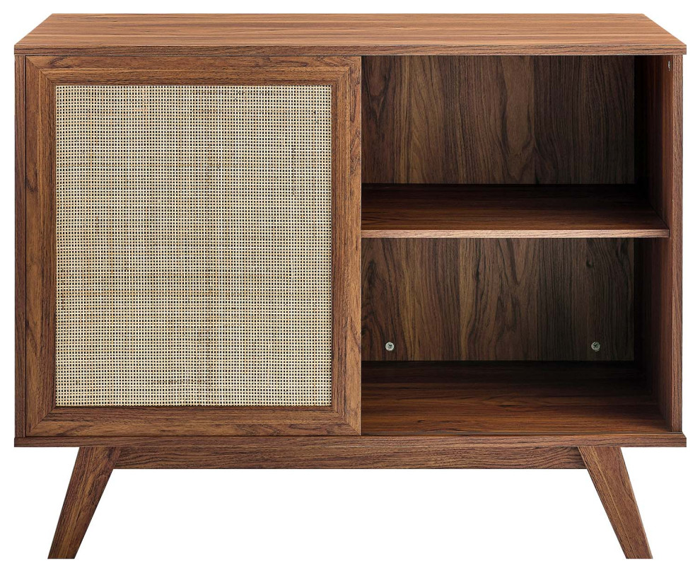 Soma 40 quotAccent Cabinet  Walnut   Tropical   Accent Chests And Cabinets   by Homesquare  Houzz