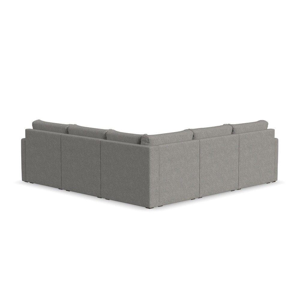 Flex 5 Seat Modular Sectional with Standard Arms by Flexsteel   103\