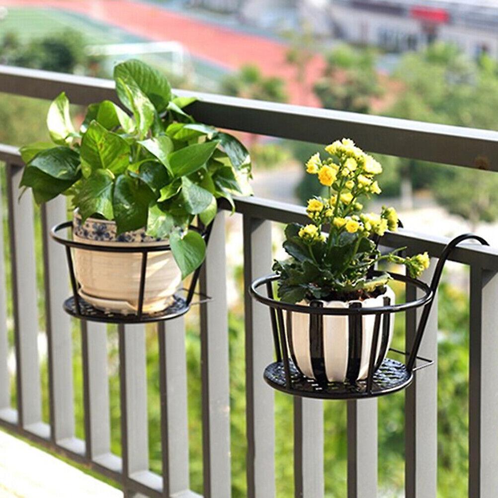 Metal Hanging Pot Plant Hanger Chain Hanging Planter Basket Balcony Flower Stand