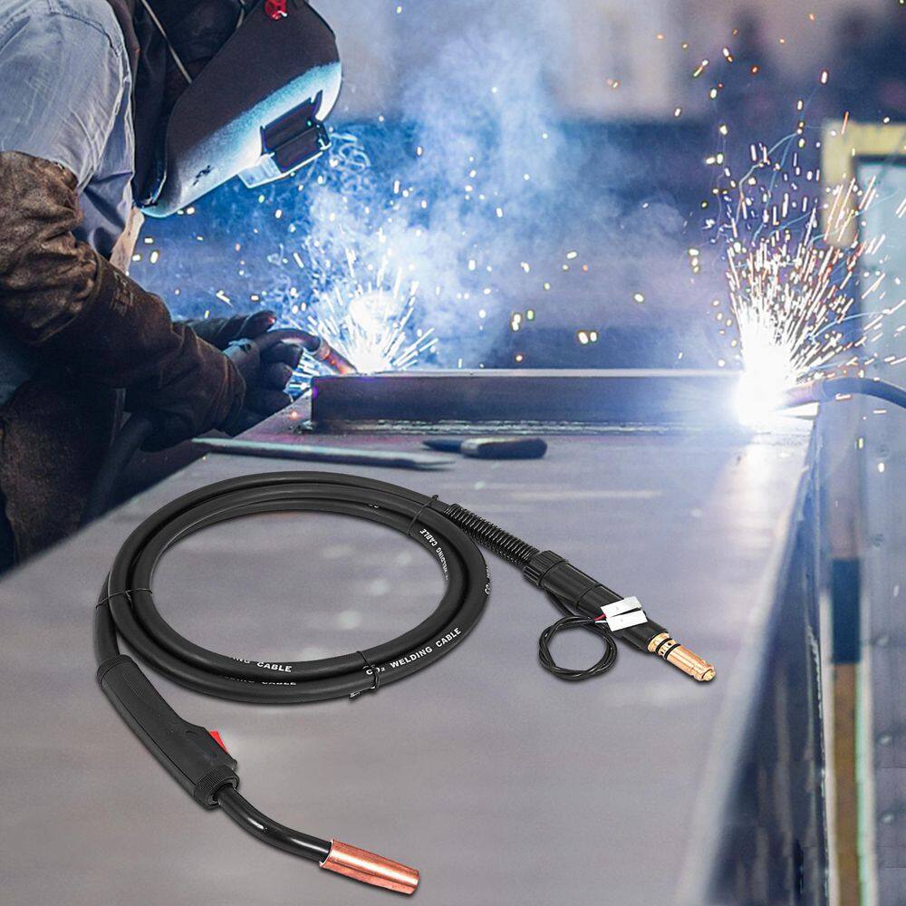 VEVOR Mig Welding Gun 11.5 ft. 150 Amp Welding Torch Stinger Replacement for Lincoln Magnum 100 l 0.025 in. to 0.45 in. Wire HQK530-5LKHQ00001V0