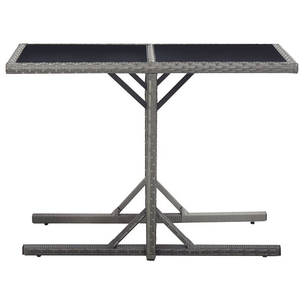 vidaXL Patio Table Anthracite 43.3