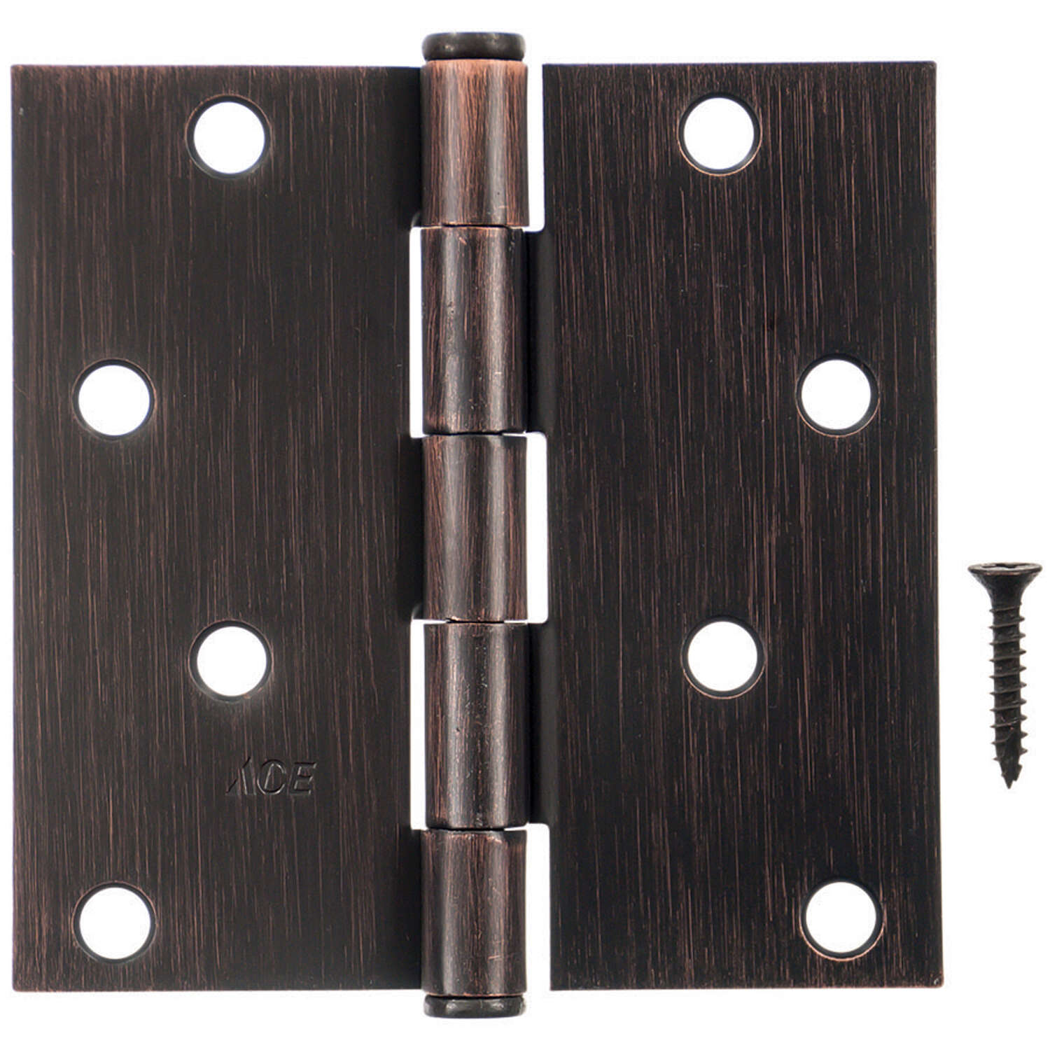 Ace 4 in. L Oil Rubbed Bronze Door Hinge 3 pk