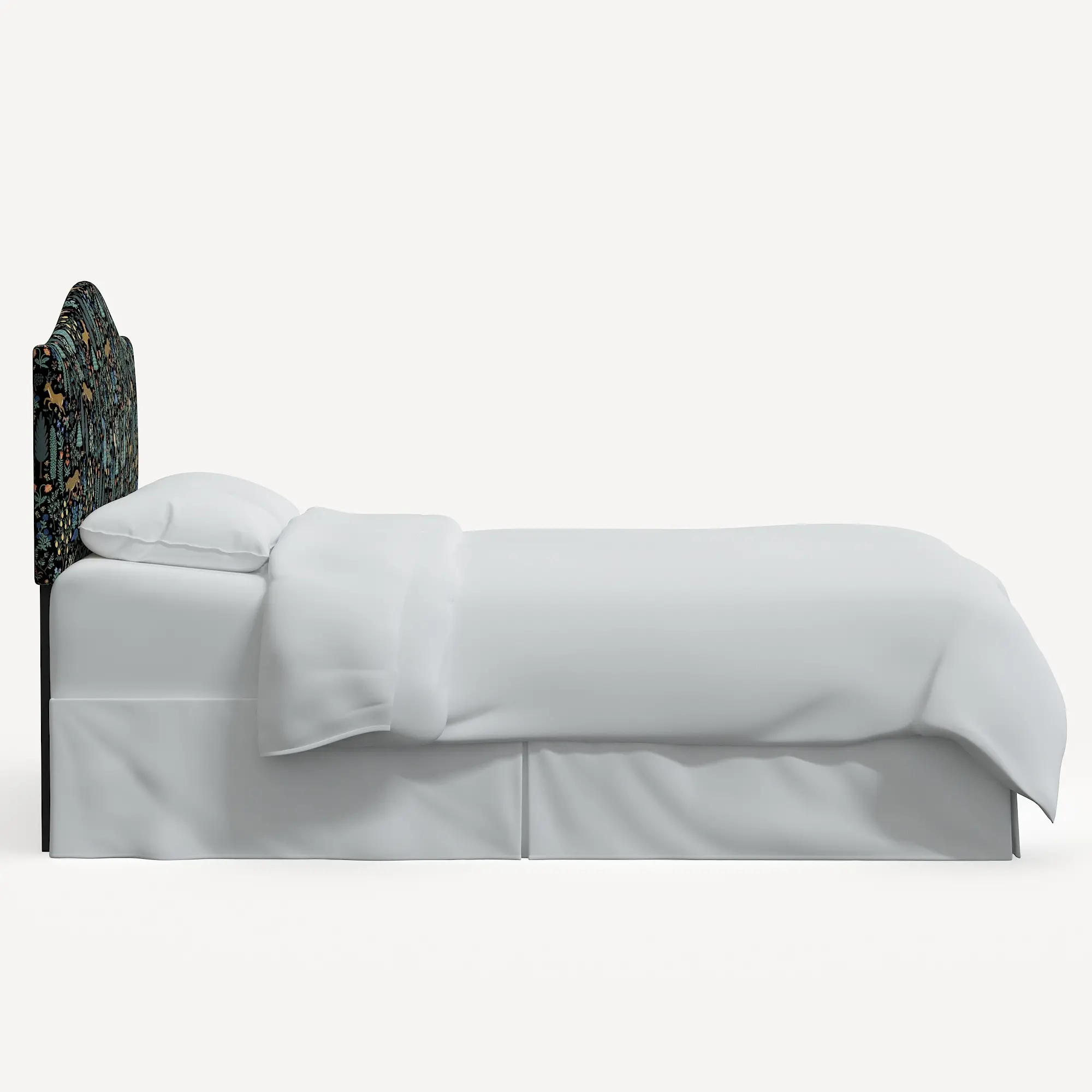 Rifle Paper Co Mayfair Menagerie Black Twin Headboard