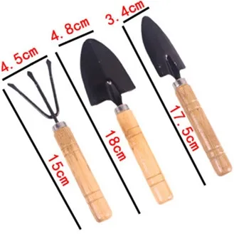 3pcs/set Garden Hand Tools Sets Mini Metal Garden Hand Tools Garden Shovel