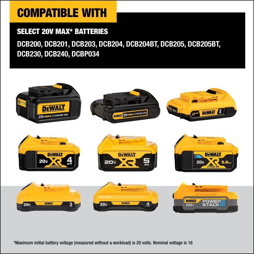 DW ATOMIC 20V 3 x 360 Line Laser Bare Tool DCLE34031B from DW